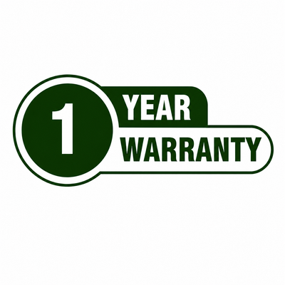 1 Year Warranty